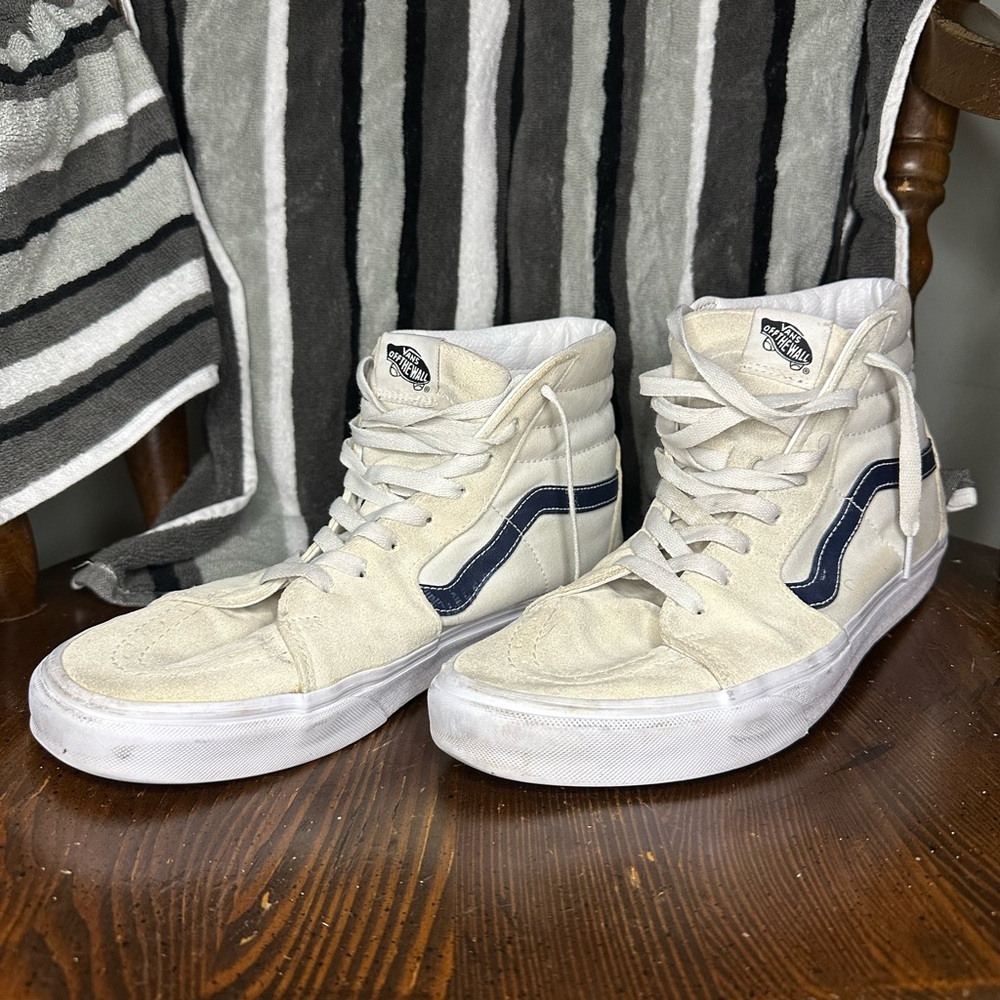 VANS SK8-HI "CLASSIC SPORT -DRESS BLUES" (2021) WHITE/CREAM